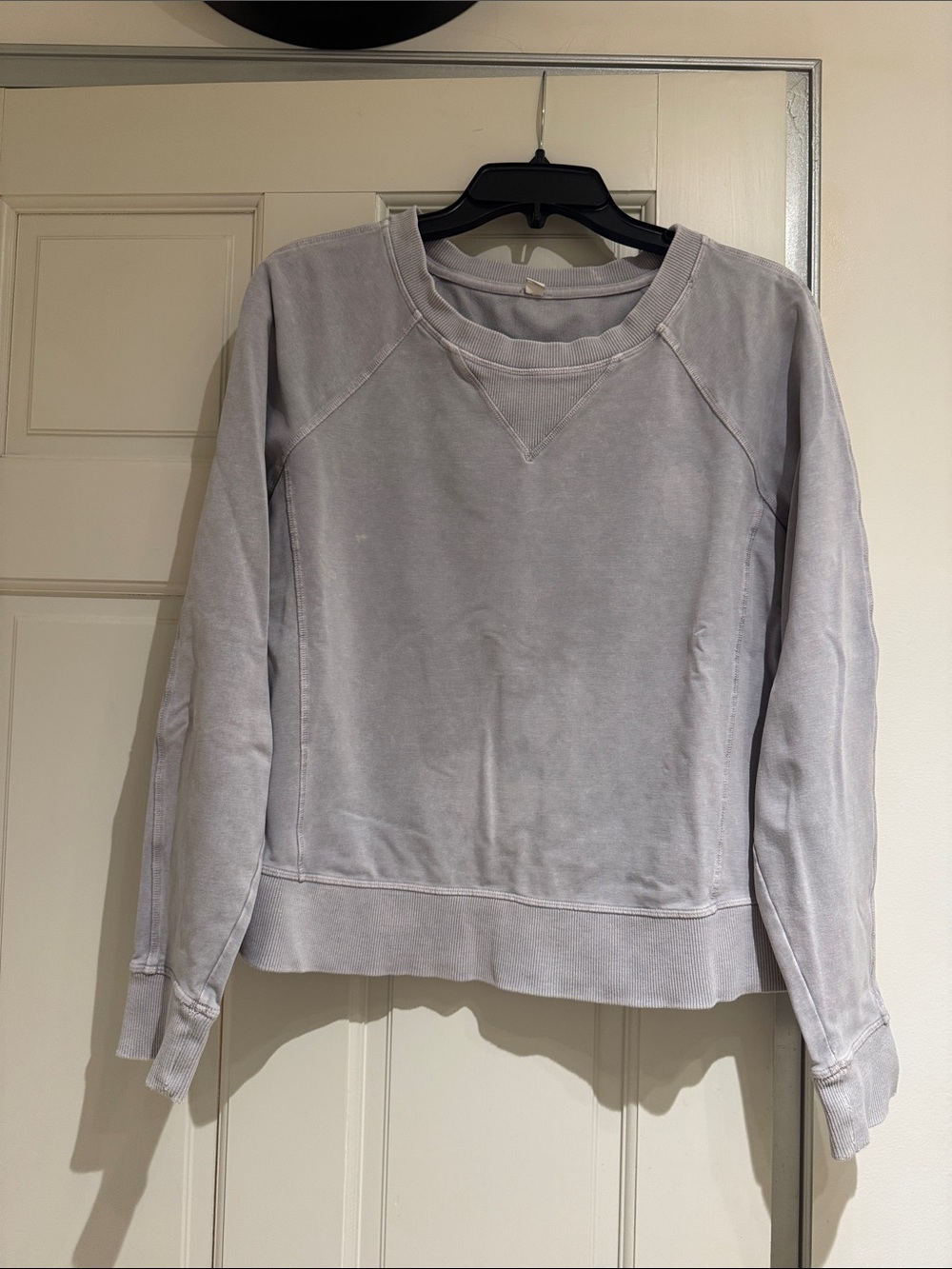 lululemon athletica Light Gray Pullover Sweatshirt